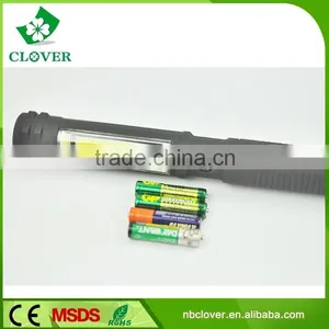 4* AAA Battery ABS Material Flashlight Torch Portable Led Work Light thumbnail-6