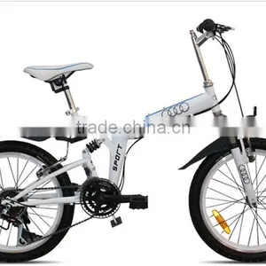 Folding Bicycles 20-Inch Dual-Suspension Mountain Bike 14 Shift To Learn To Drive a Bike Three Color Options thumbnail-4