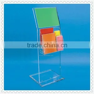 Acrylic Advertising Pamphlet Stand thumbnail-1
