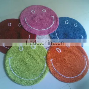 Cotton Round Shaped Bath Mats thumbnail-1