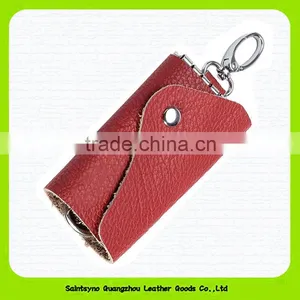 15099 Customer Logo Genuine Leather Key Holder Organizer thumbnail-3