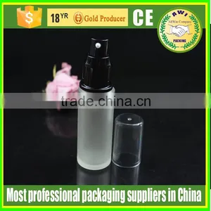 Cosmetic Packaging Lotion Bottle With UV Aluminum Pump Head thumbnail-2