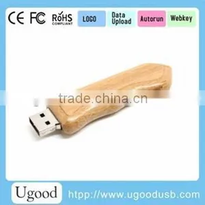 Bamboo USB Memory Stick;wood Material Printable USB Flash Drive;upload Video Into USB Drive Key Factory Free thumbnail-3