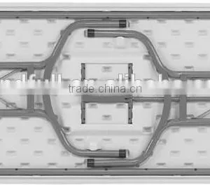 Wholesale High Quality HDPE Panel Camping Plastic Folding Table thumbnail-5