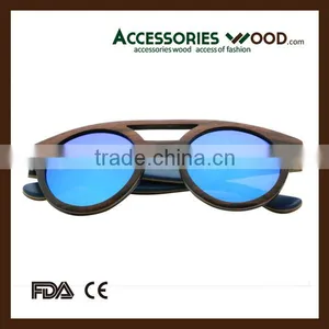 Unisex Retro Style Oversized Frame Eye Glasses Wood Sunglasses Women Men Sun Glasses US thumbnail-1