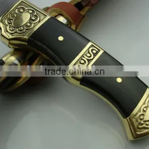 OEM Hunting Knife With Ebony/Brass Handle thumbnail-6