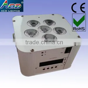 AC-LED W8901 Wifi Remote Controller Christmas Lights Wireless Dmx Battery Operated Led Flat Par Light thumbnail-1