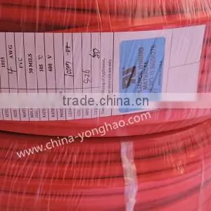 Electric Cable Types of Electrical Wires and Cables UL 1015 HOOK UP WIRE UL Approved High Temperature Pvc Insulated Earth Wire thumbnail-1
