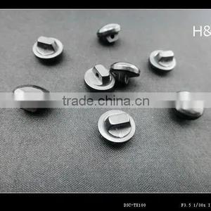 Eco-friendly 18L Resin Mushroom Shape Button for T-shirt thumbnail-1