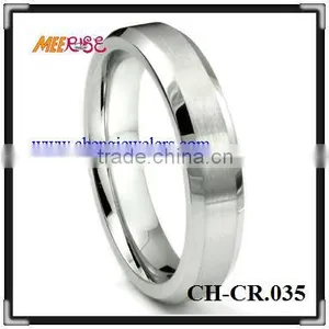 Comfort Fit and High Quality Jewelry Cobalt Chrome Band Ring Wholesale Cobalt Alloy Ring thumbnail-1