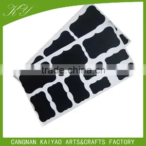 Small Size Self Adhesive Chalkboard Labels Set,kitchen pp Blackboard Wall Sticker thumbnail-2