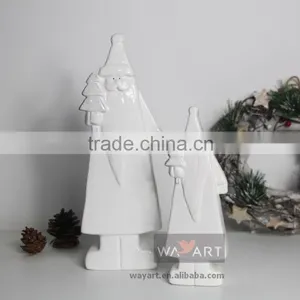 Charming Ceramic Christmas Santa Claus With Christmas Tree thumbnail-1