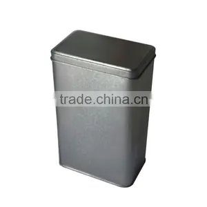 Small Square Candy Mint Case Tin Box With Hinge Custom Emboss Lid/tin Box thumbnail-2