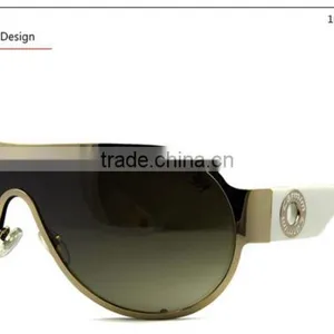 Fashion Design Classic Wholesale Men Women UV400 Lens Metallic Shield Style Visor Sunglasses Sport Crm32104 thumbnail-2