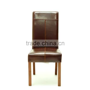 Hot Selling Classic Square Back Dining Oak Wood Modern Lounge Chair thumbnail-1