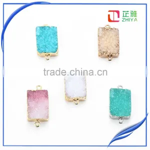 2016 Cheap Wholesale Agate Druzy Stones Pendant Jewelry thumbnail-2