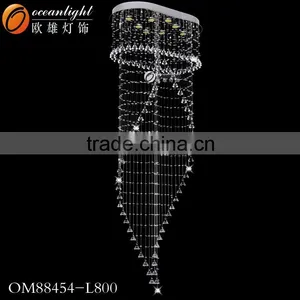 Sprial Cross Crystal Strings Modern Hanging Chandelier Crystal Chandelier OM88586-450W thumbnail-4