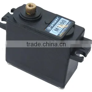 K-power M1300 DC Motor Metal Gear Analog RC Servo 14.5KG@6v 0.13sec thumbnail-1