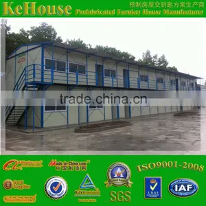 Two-storey Sandwich Panel Light Steel Low Cost Prefab Houses Made in China thumbnail-1