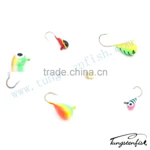 Tungsten Ice Jig Drop Ice Jig With an Eyelet thumbnail-2