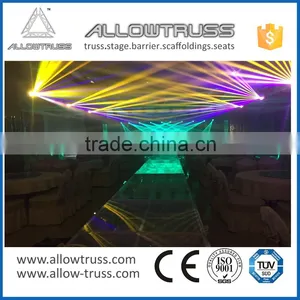 New Arrival Aluminum Assemble Glass Stage With Adjustable Height thumbnail-5