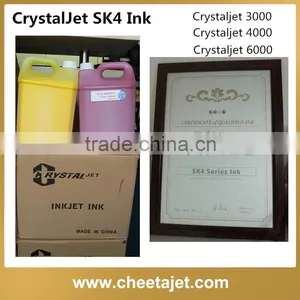 Professional Crystaljet SK4 Solvent Ink for Crystaljet 6000 Series Printer thumbnail-1