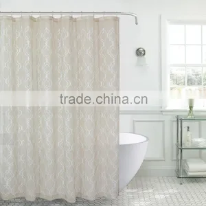 Polyester Print Textile Bathroom Shower Curtain Panel thumbnail-2
