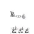 Stainless Steel Eyebrow Ring Body Piercing Jewelry thumbnail-1