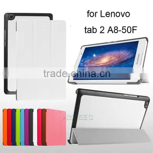Stand Leather Phone Case Ultra Slim Tablet PU Cover For Lenovo Tab 2 A8-50 thumbnail-1