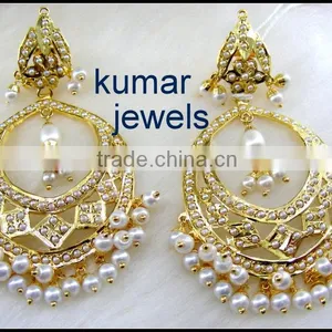 Beaded Jadau Earring thumbnail-1