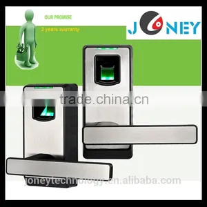 Rugged Abs Plastic Casing Bometric Fingerprint Smart Handle Door Lock thumbnail-3