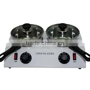 Stainless Steel Electric 2 Pot Commercial Chocolate Melting Pot , Machine for Choolate Melting thumbnail-1