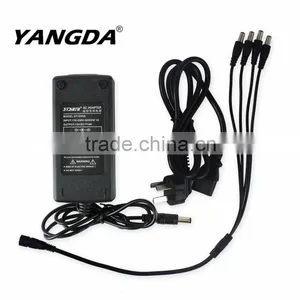 12V 4A 60W DC Power Supply With 8 Way CCTV Power Splitter Cable thumbnail-2
