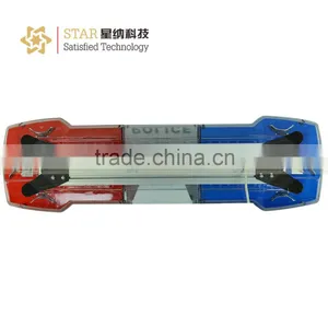 Police Led Warning Red and Blue Rotating Lightbar With Speaker thumbnail-5