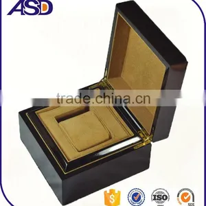 High Quality Piano Lacquered Wood Watch Boxes & Cases Storage Box Cheap Gift Case thumbnail-1