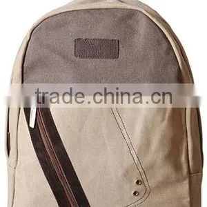 Factory Custom 12oz Canvas Recycle Fashion Backpack thumbnail-1