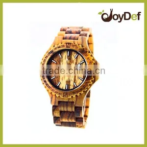 Bamboo Material Wood Eyeglasses,Bamboo Wooden Watch,Wooden Wristwatch thumbnail-4