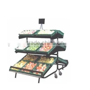 Supermarket Fruit and Vegetable Rack With Light Box thumbnail-1