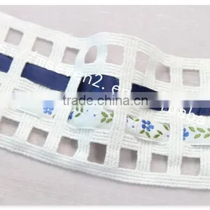 Special Design 7cm Width Combined Wholesale Satin Ribbon With Ladder Trim thumbnail-3