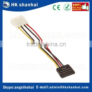 2017 Hot New Products PSU to Motherboard Extension Cable 4 Pin Male Molex to SATA 15 Pin Female Power Cable Adapter thumbnail-5
