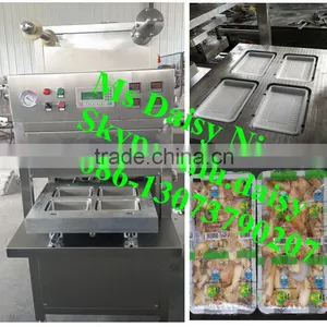 Commercial Vegetable Tray Sealing Machine/plastic Food Tray Sealing Machine/plastic Cup Sealing Machine thumbnail-1