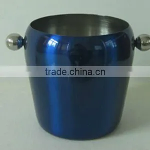 Good Quality 1.0L Stainless Steel Ice Bucket With Handle thumbnail-4