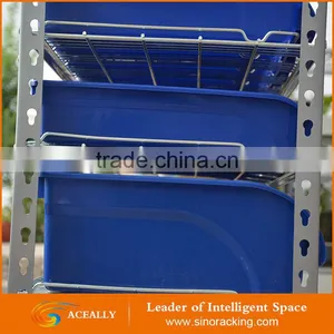 Chinese Supplier Rivet Mobile Rack With Wheels Bin Storage Cabinet thumbnail-1