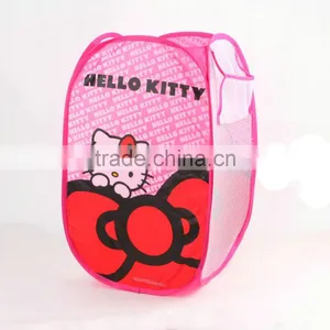 Stock Items KT Cheap Three Sides Mesh Cat Laundry Pop-up Storage Hamper (BLWS1035) thumbnail-1