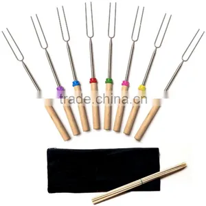 Marshmallow Roasting Sticks, Telescoping Sticks Skewers for BBQ Hot Dog Fork thumbnail-1