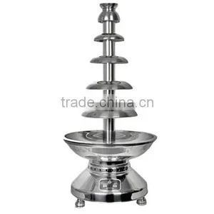 Full Stainless Steel Auto Control Temperature 6tiers Commercial Chocolate Fondue Fountain thumbnail-1