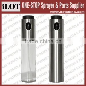 ILOT Stainless Steel Press and Measure Oil and Vinegar Dispenser thumbnail-1