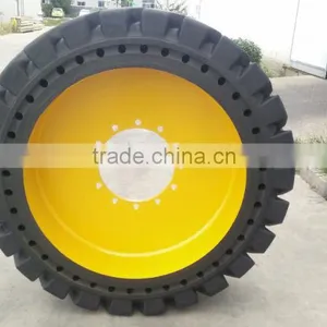 China Grader Tire 17.5-25 17.5x25 17.5r25 Solid Wheel Loader Tires Michelin12 Inch Solid Rubber Tires thumbnail-2