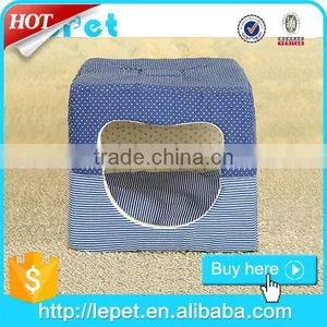 Double-use Soft Cozy Dog Bed Fabric Dog House thumbnail-2