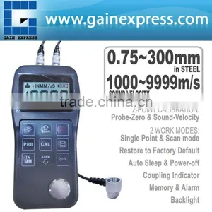 MITECH MT150 Ultrasonic Thickness Gauges With 4.5 Digits LCD With EL Back Light 0.75~300mm thumbnail-1